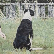Leanne Picthall I'll go over later, on my bike., 2026 Öl auf Leinwand / Oil on canvas 113 x 85 cm Besitz der Künstlerin / Property of the artist © Leanne Picthall 