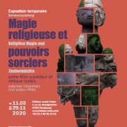 Magie religieuse et pouvoirs sorciers Affiche exposition temporaire