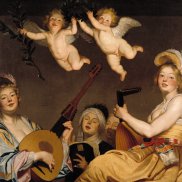 Gerrit van Honthorst oder Werkstatt, Das Konzert, nach 1624 © GDKE, Landesmuseum Mainz, Foto: U. Rudischer Gerrit van Honthorst oder Werkstatt, Das Konzert, nach 1624 © GDKE, Landesmuseum Mainz, Foto: U. Rudischer