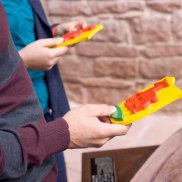 Au cœur des murailles : une exploration sensorielle pour découvrir le château avec ses 5 sens... ©T. Bernardin Au cœur des murailles : une exploration sensorielle pour découvrir le château avec ses 5 sens... ©T. Bernardin