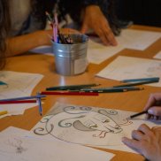 Portrait de dragon - Atelier de dessin ©Shootyfix Portrait de dragon - Atelier de dessin ©Shootyfix