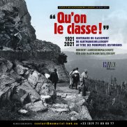 "Qu'on le classe" "Qu'on le classe" Exposition saisonnière 2021 au Hartmannswillerkopf.