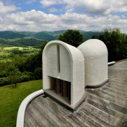 Vue du toit de a chapelle 