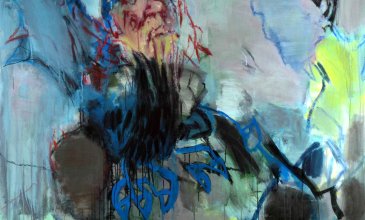 Caprichos (nach Goya) 2018, Acryl und Pastell auf Leinwand, 125 x 170 cm