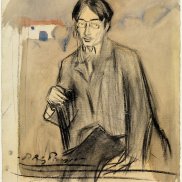 Pablo Picasso Jaume Sabartés assis Barcelone, 1900 Fusain et peinture à l’essence sur papier vergé 48,5 x 32,4 cm Museu Picasso, Barcelona Donation Jaume Sabartés, 1962 MPB 70.228 Museu Picasso, Barcelona. Photographie, Gasull Fotografia © Succesion Pablo Picasso, VEGAP, Madrid 2019 Pablo Picasso Jaume Sabartés assis Barcelone, 1900 Fusain et peinture à l’essence sur papier vergé 48,5 x 32,4 cm Museu Picasso, Barcelona Donation Jaume Sabartés, 1962 MPB 70.228 Museu Picasso, Barcelona. Photographie, Gasull Fotografia © Succesion Pablo Picasso, VEGAP, Madrid 2019