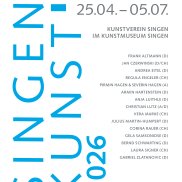 Typo-Plakat zur Ausstellung SINGENKUNST 2026 »grenzenlos«