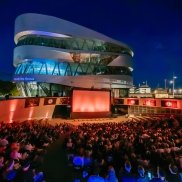 Open Air Cinema- Mercedes-Benz Museum