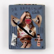 Couverture de livre, style de collage