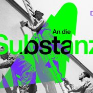 Flyer An die Substan, Bauhaus Dessau 100