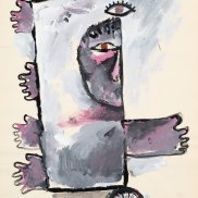 Gertrud Hornung, Rollen = Richtung, 1967, Mischtechnik, Privatbesitz