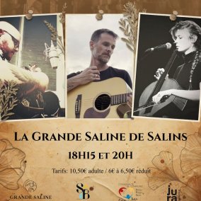 Americana folk concert May 16 at the Grande Saline de Salins-les-Bains