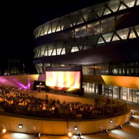 Open Air Cinema- Mercedes-Benz Museum