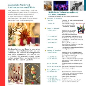 Flyer Weihnachtsmarkt