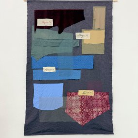 Aurora Király, «Moodboards (Silk Ribbon Archive Books)» (Ausschnitt), 2026
