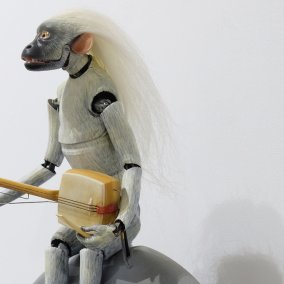 Nicolas Darrot, "Yuki Otoko" détail, 2025. Courtesy the artist et Galerie C ; photo : Nicolas Darrot.