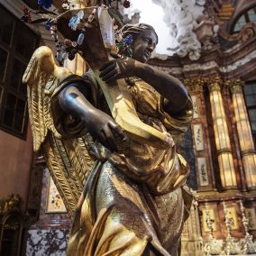 Statue in the church of Rastatt
