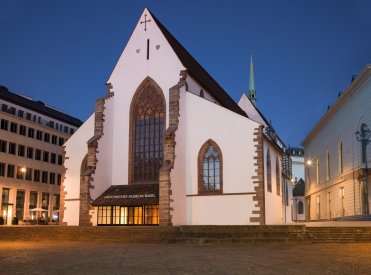 Aussenansicht Barfüsserkirche © Historisches Museum Basel, Foto: Andreas Niemz