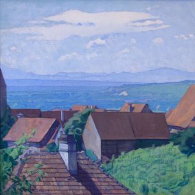 Hermann Daur: Blick über Ötlingen Hermann Daur: Blick über Ötlingen