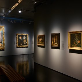 Ausstellungsansicht der Sammlungspräsentation der Staatlichen Kunsthalle Karlsruhe im Zentrum für Kunst und Medien Karlsruhe