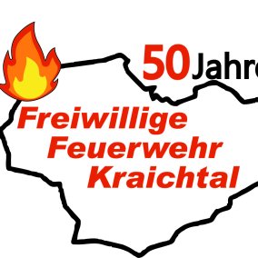 Logo 50 Jahre Feuerwehr Kraichtal