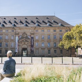 Blick auf das frühklassizistische Museum Zeughaus C5 der Reiss-Engelhorn-Museen