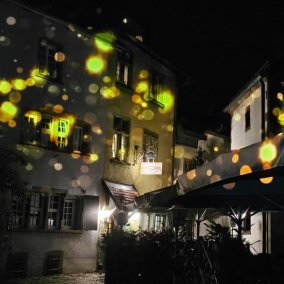 Lichter auf dem Museumsplatz