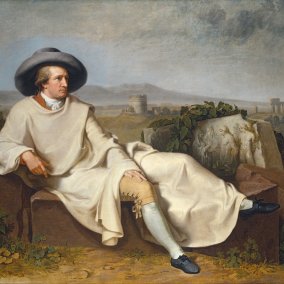 J.H.W. Tischbein: Goethe in der Campagna