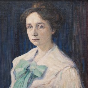 Bildnis der Gabriele Münter von W. Kandinsky, gemeinfrei