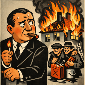 Plakat Biedermann und die Brandstifter