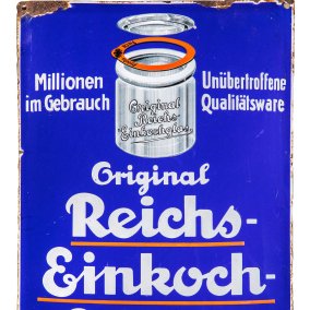 Landwirtschaftsmuseum Emaille-Schild