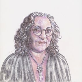 Gezeichnetes Selbstportrait der Künstlerin Emil Ferris 
