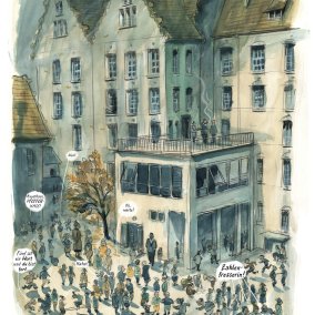 Zeichnung Hausfassade