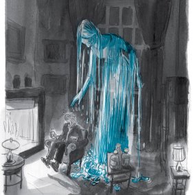 Aquarell Geist