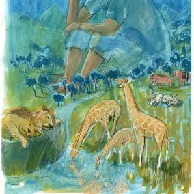 Zeichnung von Barbara Yelin