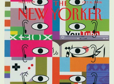 Cover des New Yorker Magazines, bunte Flächen und Augenpaare