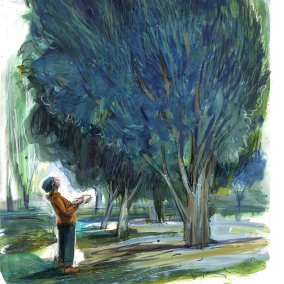 Zeichnung von Barbara Yelin