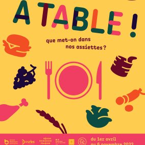 Affiche exposition À Table ! 