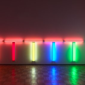 untitled (to Don Judd, colorist) 1-5, Dan Flavin, 1987