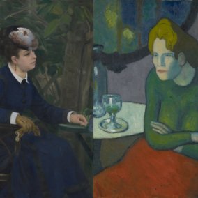 Kleinbasel unter den Regenbogen, Maria la Roche, 1921, Tête abstraite: soir, Alexej von Jawlensky,  1927