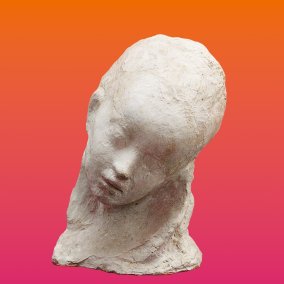 Medardo Rosso, Bambino malato, 1895, Museo Medardo Rosso, Barzio, Photo: mumok / Markus Wörgötter