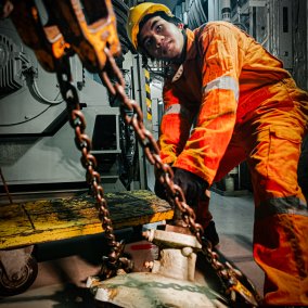 " Builders At Sea" / Foto: Rodrigo Gabad / ITF Seafarers' Trust