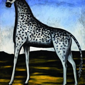 Niko Pirosmani Giraffe Öl auf Wachstuch, 137,4 x 111,7 cm, Georgian National Museum © Infinitart Foundation Foto: Roberto Bigano