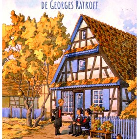 Affiche de l'exposition temporaire : L'Alsace Heureuse de Georges Ratkoff à l'Écomusée d'Alsace. ©georgesRatkoff Affiche de l'exposition temporaire : L'Alsace Heureuse de Georges Ratkoff à l'Écomusée d'alsace ©georgesRatkoff