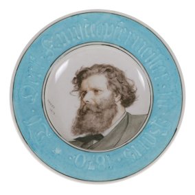 Portrait de Théodore Deck par son ami Albert Anker 