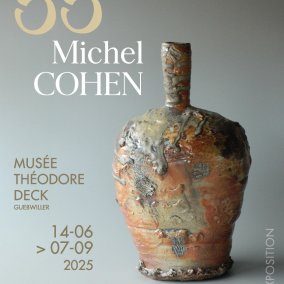 Affiche de l'exposition 55e de Michel Cohen