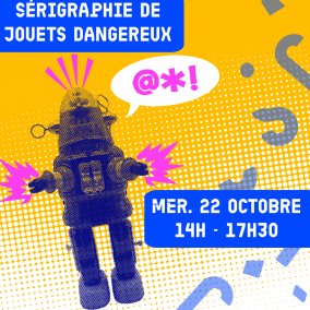 Atelier sérigraphie de jouets dangereux