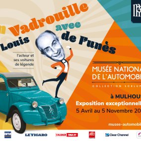 Affiche de l'exposition Louis de Funès