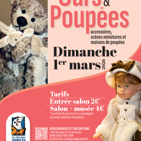 Affiche officielle du 26e Salon Ours & Poupées