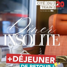 Dîner et Déjeuner Insolite Dîner et Déjeuner Insolite : Une expérience unique à bord d'un train mythique