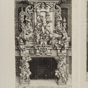 Wendel Dietterlin, planche tirée de l’Architectura, Nuremberg, 1598, Cabinet des Estampes et des Dessins, Strasbourg